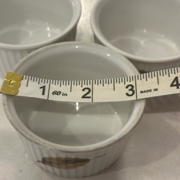 Set of 3 Vintage Royal Worcester Evesham Ramekins Gold Rim England - Picture 7 of 9